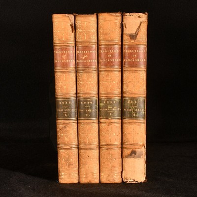 1830-1831 4vol Traditions of Lancashire First and Second Series John Roby Ill...-image