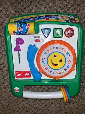 Fisher Price Laugh and Learn Remix Record Player Activity Toy Lights Sound-image
