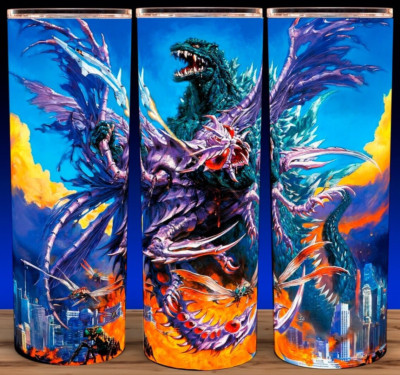 Godzilla vs Mothra King of Monsters Cup Mug Tumbler-image