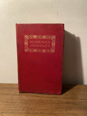 Lorna Doone by RD Blackmore, vintage circa 1915 leather bound, VG condition-image