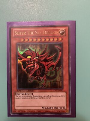 Slifer the Sky Dragon - LC01-EN002 - Ultra Rare - Limited Edition - HP - YUGIOH -image