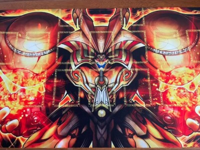 Yu-Gi-Oh Exodia The Forbidden One TCG YGO Rubber Playmat-image