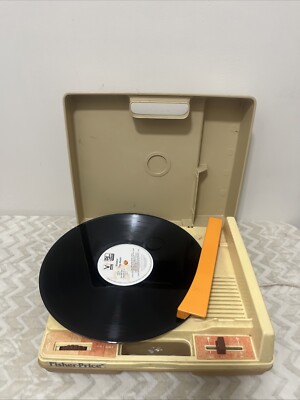 Fisher Price Phonograph Record Player 825 in Box Working Turn Table Vintage 1978-image