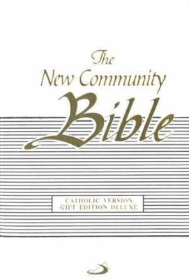 New Community Bible: Gift Edition - Leather Bound, by Catholic Edition - Good-image