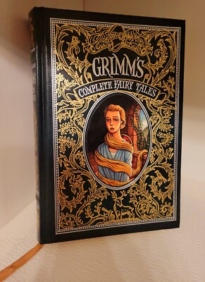 Brothers Grimm Fairy Tales – Leather Bound Illustrated Classic Book- New -image