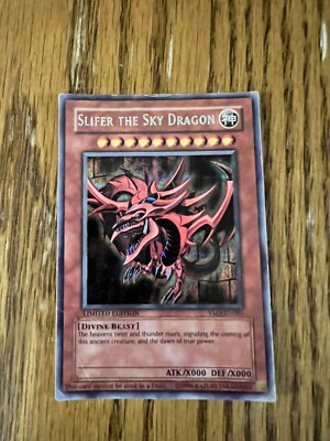 Slifer The Sky Dragon Secret Rare Limited Edition #YMA-EN001-image