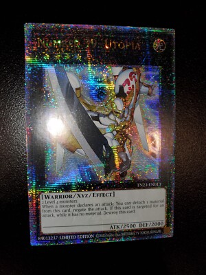 Yugioh Nunber 39: Utopia Limited Ed. TN23-EN013 QCR Near Mint x1-image