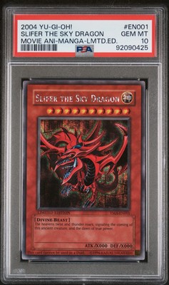 YUGIOH YMA-EN001 SLIFER THE SKY DRAGON PSA 10 GEM MINT-image