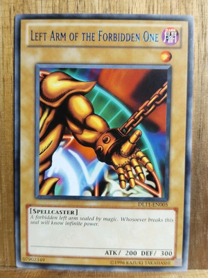 Left Arm Of The Forbidden One DL11-EN005 Rare BLUE Yu-Gi-Oh Duelist League 11 -image