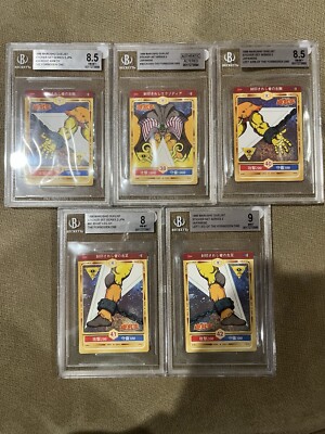 1998 Yugioh- Exodia The Forbidden One - Full Set in BGS Varying Grades/Authentic-image