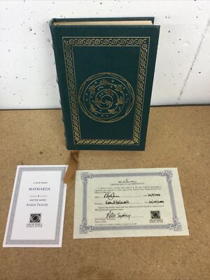 Matriarch, Karen Traviss, SIGNED 1st Edition, Easton Press, Limited EDITION-image