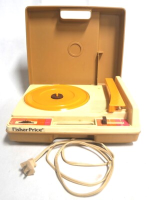 Fisher Price RECORD PLAYER #825 1978 33 45 Working Turnable-image
