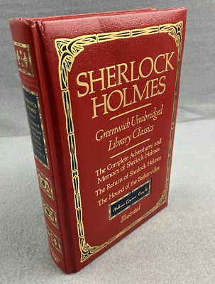 Sir Arthur Conan Doyle Greenwich Unabridged Library Classics Leather bound-image