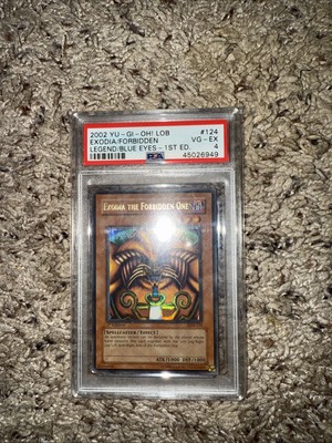 Yu-Gi-Oh! Lob 1st Edition 2002 Exodia/Forbidden One PSA 4-image