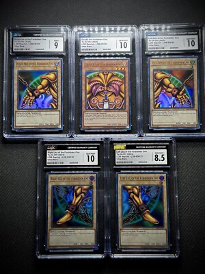 Exodia Full Set - Legend Of Blue Eyes -CGC Graded - 25th Anniversary - Yu-Gi-Oh!-image