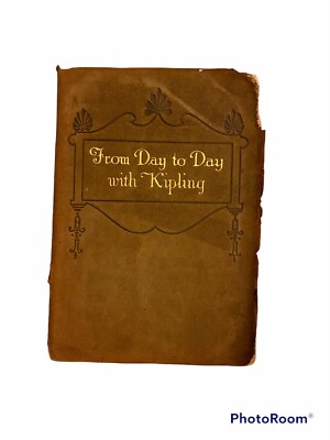From Day To Day With Rudyard Kipling Leather Bound Book-image
