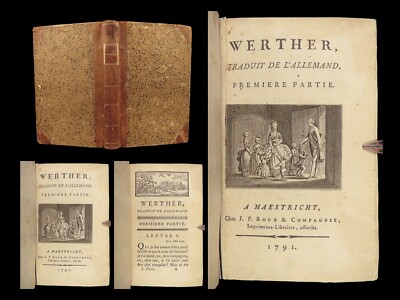 1791 Goethe Sorrows of Young Werther German Literature Maastricht Netherlands-image