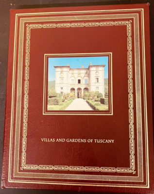 Easton Press Glorious Art Series VILLAS AND GARDENS OF TUSCANY Leatherbound Book-image