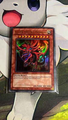YGLD-ENG01 Slifer the Sky Dragon Ultra Rare Limited Edition NM YuGiOh Card-image