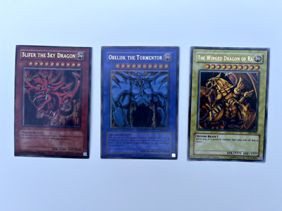 YuGiOh! Egyptian Gods GBI 2003 Gameboy Promo: Obelisk Slifer Ra-image