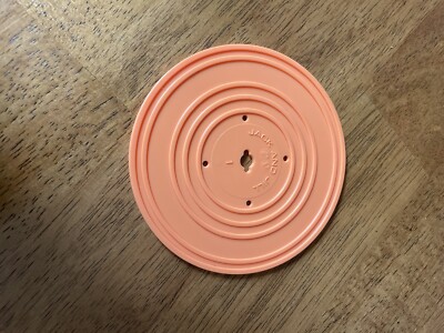 Fisher Price Record Player New Style Orange Jack and Jill Humpty Dumpty Disk-image