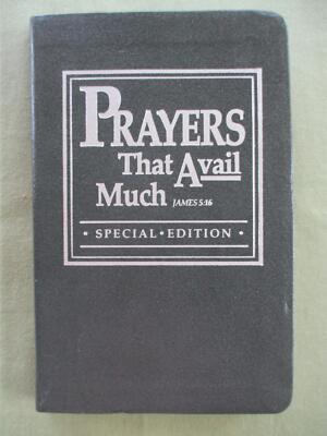 PRAYERS THAT AVAIL MUCH Special Edition 1991 Word Ministries Scripture Leather-image