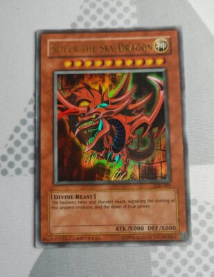 YuGiOh Slifer the Sky Dragon GBI-001 Ultra Rare Promo 2003 KONAMI -image