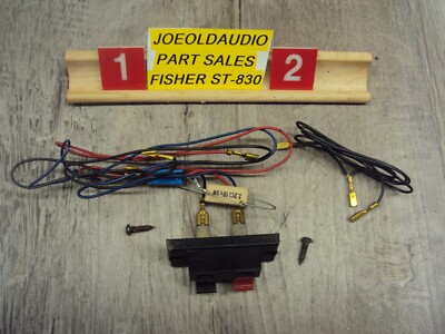 Fisher ST-830 Crossover Network, Speaker Terminal, Mounting Screws. Tested.-image