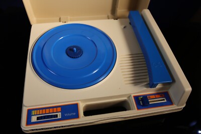 Fisher Price Electric Gramophone Record Player Turntable Two Speeds TESTED-image