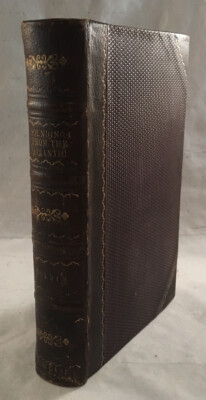 ANTIQUE BOOK SOUNDINGS FROM THE ATLANTIC BY OLIVER WENDELL HOLMES TICKNOR 1864-image