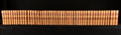 1877-79 48vol Waverley Novels Sir Walter Scott Illustrated Edition Leather-image