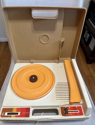 1978 Fisher Price Record Player (Turntable Spins)-image