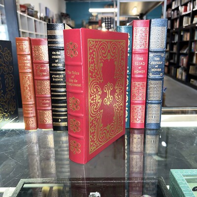 The Tales of Guy de Maupassant ~ Easton Press 100 Greatest VG 🔥-image