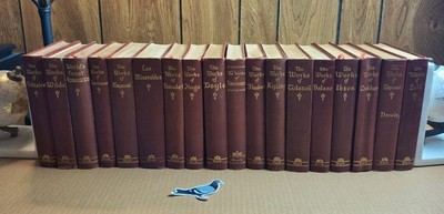 (18) Volume WALTER J BLACK SOFT RED LEATHER WORKS SERIES 1920's-image