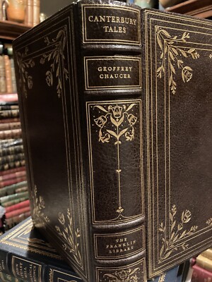 Franklin Library: GEOFFREY CHAUCER: THE CANTERBURY TALES: 14th CENTURY ENGLAND-image