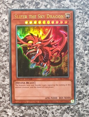Yugioh LC01-EN002 Slifer the Sky Dragon Ultra Rare Limited Edition MINT-image