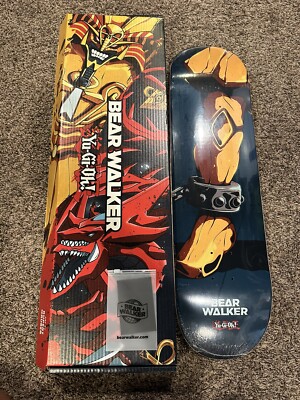 Bear walker x Yu-Gi-Oh Exodia Right Leg Skateboard Deck Yugioh Limited Collect-image