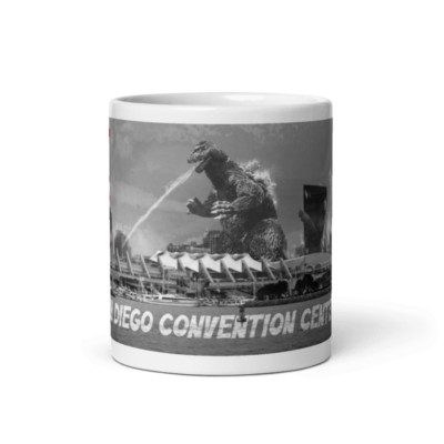 COFFEE CUP Godzilla attack San Diego Convention Center SDCC Kaiju monsters class-image