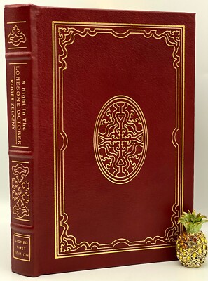 🖊SIGNED 1ST Easton Press Zelazny A NIGHT IN LONESOME OCTOBER Leather Bound RARE-image