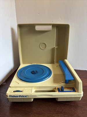 Vintage 1978 Fisher Price Record Player Model 825 Kid Phonograph Turntable Read-image
