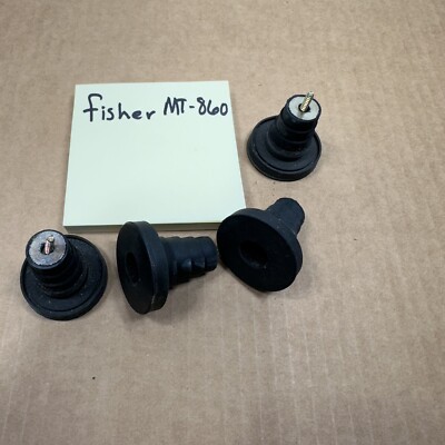 Fisher MT-860 Turntable Parts - Rubber Feet Legs - May Fit Other Models-image