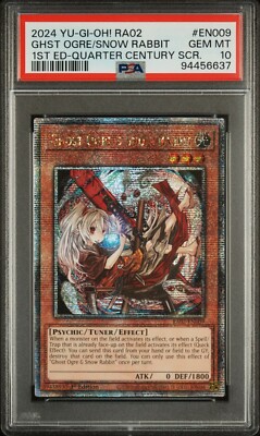 2024 PSA 10 YUGIOH 25TH QUARTER CENTURY STARLIGHT GHOST OGRE SNOW RABBIT 💫-image