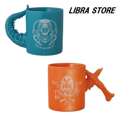 RARE Godzilla vs Kong Ichiban Kuji 2022 Monster Mug 2PCS SET EXPRESS from JP-image