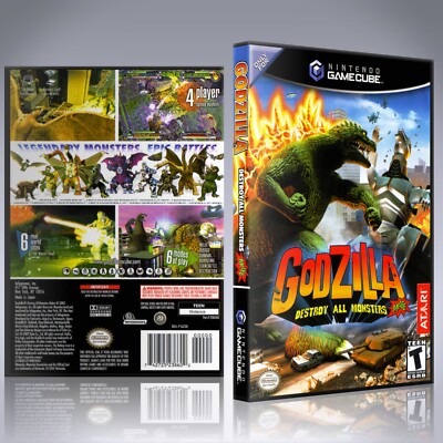 GameCube Replacement Case - NO GAME - Godzilla Destroy All Monsters-image