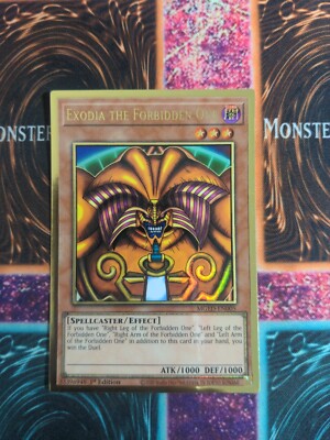 Yu-Gi-Oh! Exodia the Forbidden One MGED-EN005 1st Edition Premium Gold Rare NM-image