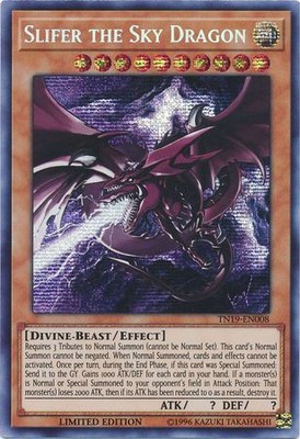 Slifer The Sky Dragon TN19-EN008 Prismatic Secret Rare Limited Edition-image