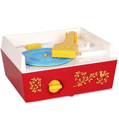 CLASSIC RECORD PLAYER 1971 Fisher Price Change-A-Record Music Box BASIC FUN-image