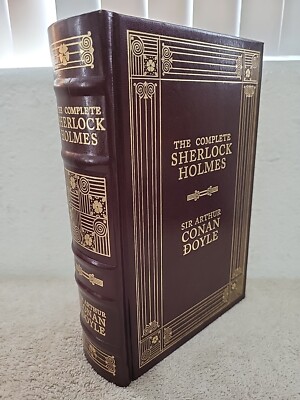 The Complete Sherlock Holmes Barnes Noble Conan Doyle Leather Gilt Edges-image