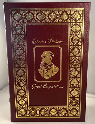 Great Expectations Charles Dickens leather bound collectors edition 1979 gold-image