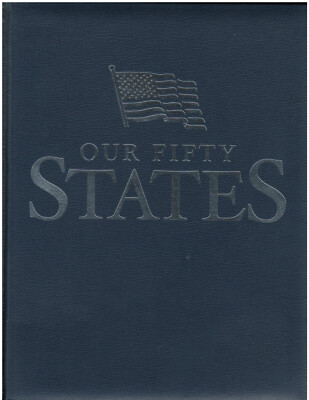 National Geographic Our Fifty States Book Leather Bound  - Like New-image
